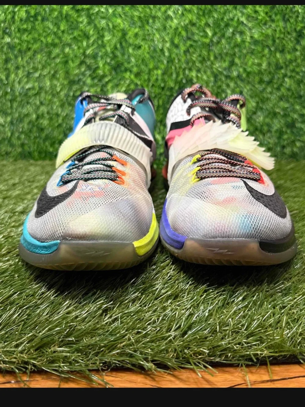 Nike KD 7 VII SE What The KD Multicolor Durant Men’s Size 9.5 Sneakers Shoes
